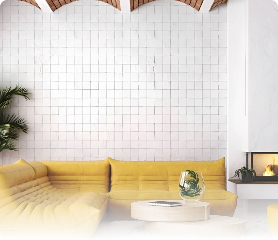 White square wallpaper perfect for your home